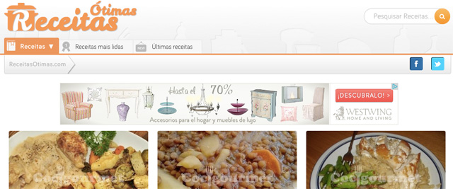 ReceitasOtimas.com, nuevo portal de recetas en portugués