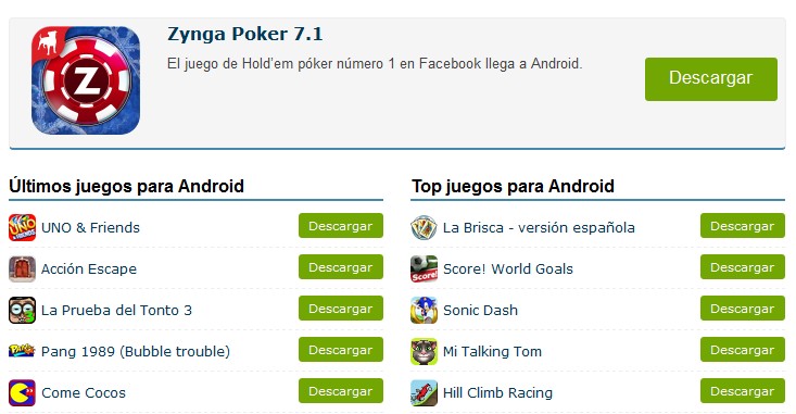 Descargarjuegos.com ya ofrece juegos para smartphones y tablets