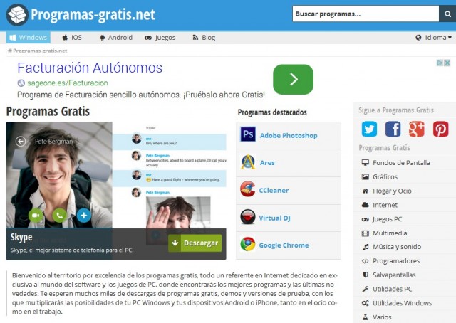 Presentamos «el nuevo» Programas-Gratis.net
